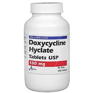 Doxycycline 100 mg Tablets